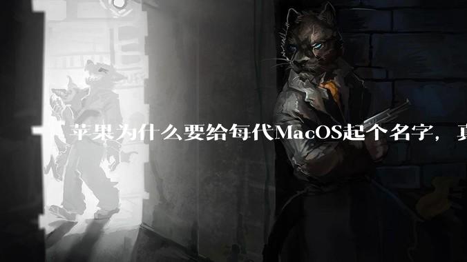 苹果为什么要给每代MacOS起个名字，真以为人们记得住分得清吗？